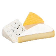 Voordeelpunt brie, viking blue of Saint Paulin